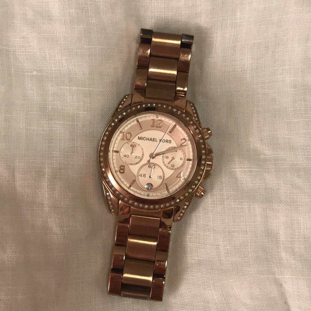 Rose Gold Michael Kors watch